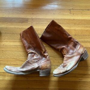 FRYE boots workwear patina vintage work construction 13 8n31013 western USA shoe
